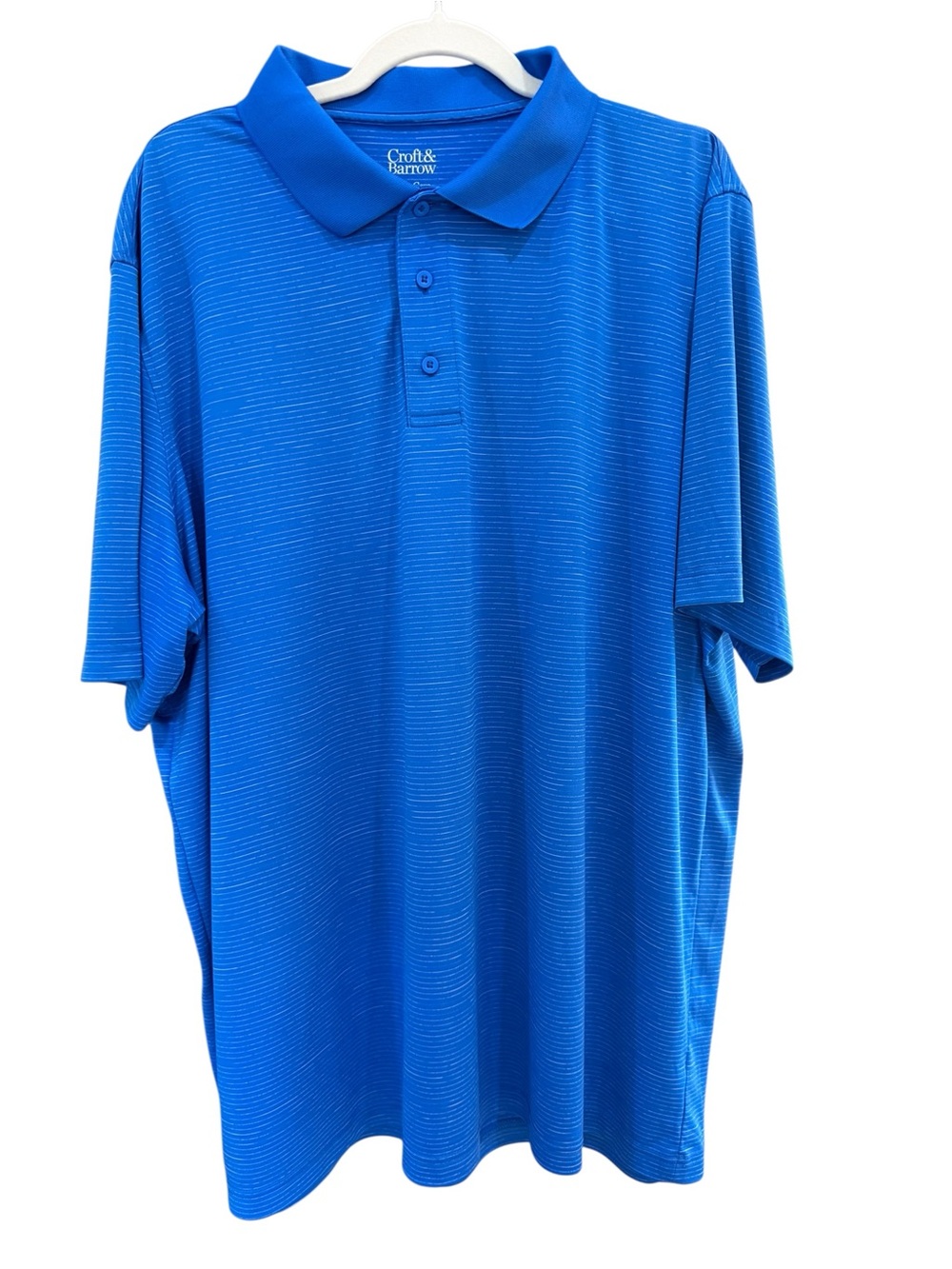 Croft & Barrow Men’s XXL Royal Blue Performance Golf Polo Shirt